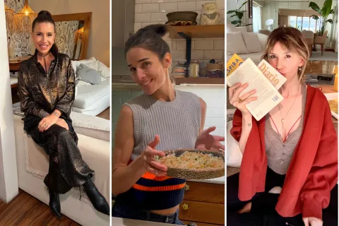 Las casas de famosas argentinas: qué rescatar de las elecciones deco de Florencia Peña, Juana Viale y Guillermina Valdés Foto de Florencia Peña, Juana Viale y Guillermina Valdés.