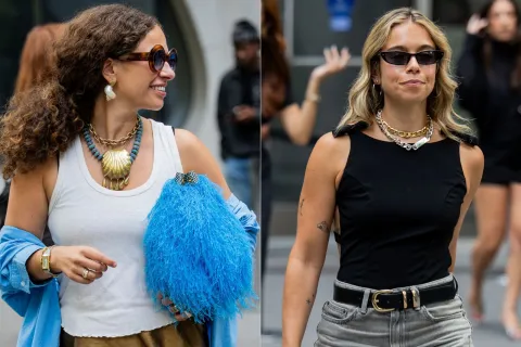 Nueva York Fashion Week: estas son las tendencias que podemos adoptar las argentinas Dos looks de street style en nueva york fashion week