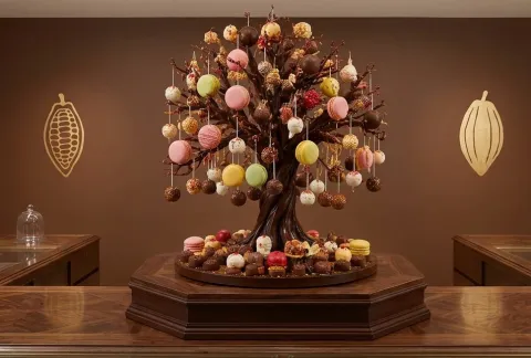 Expo Cupcakes: dónde y cuándo es la feria donde estará el árbol de chocolate de más de 2 metros arbol de chocolate