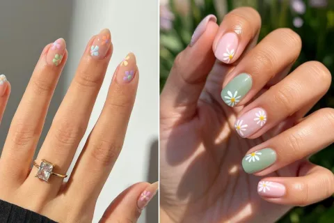 Flower Power: la tendencia de uñas que llena de flores las manos esta primavera