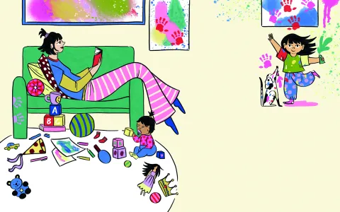 Beta moms: cómo es la generación que está cambiando la manera de maternar Ilustración beta mom