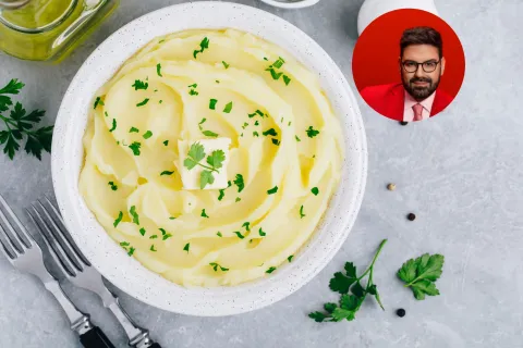 Este es el truco secreto de Damián Betular para que el puré de papas quede perfecto pure de papas de betular