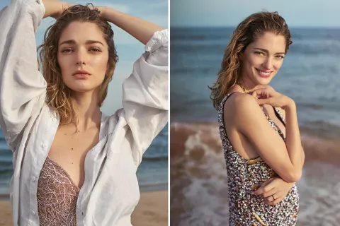 Entrevista: las confesiones (y los looks) de Sofía Sánchez de Betak Vestido bordado (Gabriel Lage), camisa (Portsaid, $1390).