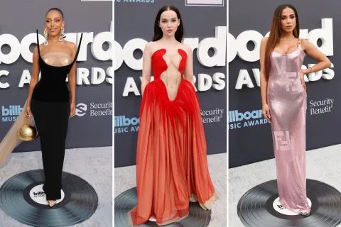 Quién es quién en la alfombra roja de los 2022 Billboard Music Awards Fotos gentileza de: E! Entertainment