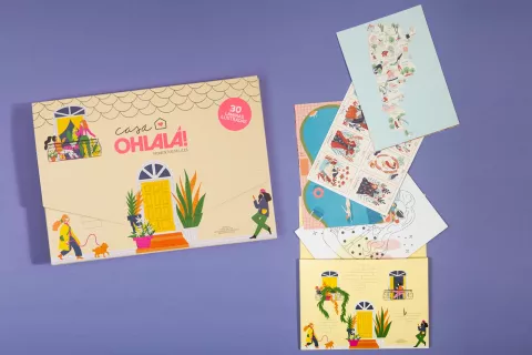 En casa. 30 láminas ilustradas para decorar nuestro refugio Este mes, un box con obras para enmarcar y rodearte de arte