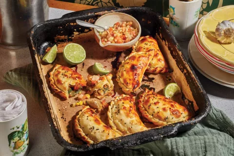 4 recetas con hongos ideales para probar este fin de semana Empanadsa de gírgolas. Foto: Magalí Polverino