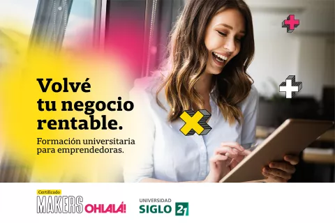 ¡Relanzamos nuestro certificado universitario para emprendedoras! ¿Querés que tu emprendimiento sea un éxito? ¡Sumate a nuestra formación universitaria!
