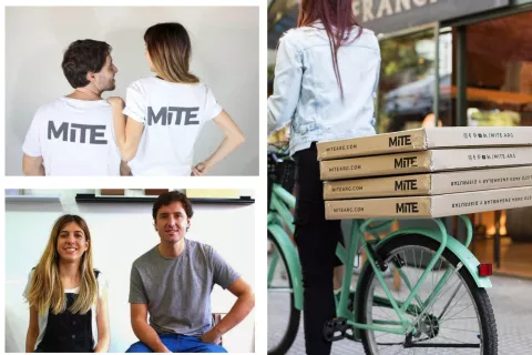 Los presentó la hermana de ella y, 5 años más tarde, emprendieron un negocio con el que hoy facturan 100 millones de pesos Foto gentileza de MITE