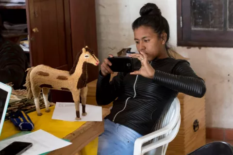 Gran Chaco: 1600 mujeres artesanas aprendieron a usar internet y venden sus productos al mundo Mujeres de Chaco se capacitan en herramientas digitales