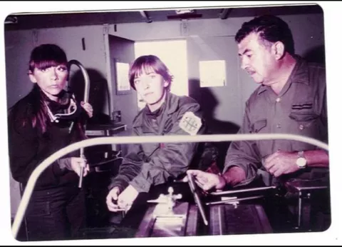Fue una de las 14 enfermeras en Comodoro Rivadavia durante la Guerra de Malvinas y este año logró que la reconozcan como ex-combatiente Foto gentileza de Alicia Mabel Reynoso