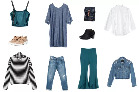 Sin miedo a repetir: 10 prendas y 10 combinaciones para usarlas Te mostramos 10 posibilidades para combinar estas prendas bien casuales para ir a la oficina o para el fin de semana.