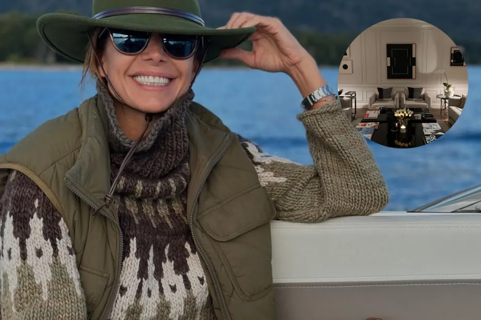 Juliana Awada compartió en sus redes sociales la decoración de su living
