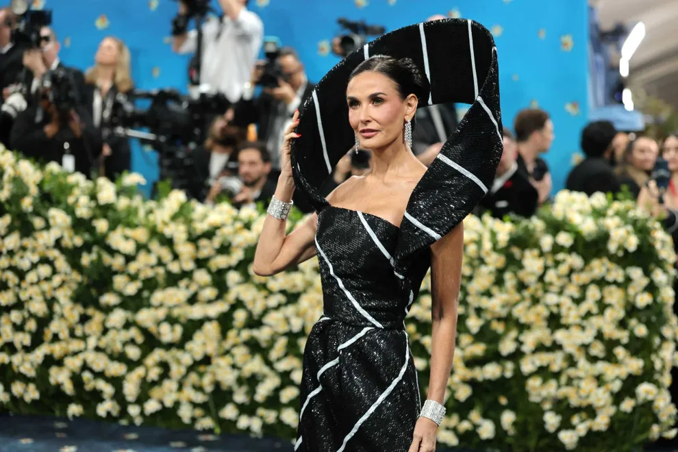 Demi Moore en la red carpet del MET gala 2025