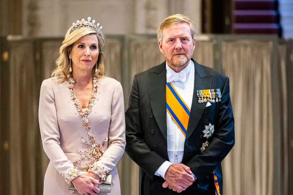 Máxima Zorreguieta en la cena para el Cuerpo Diplomático en el Palacio Real de Ámsterdam