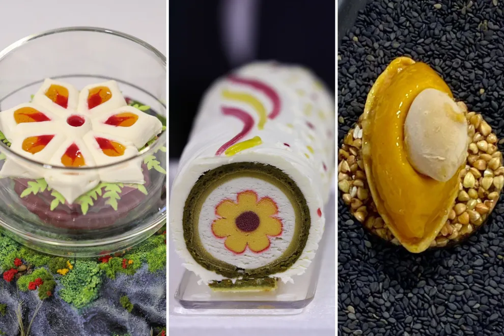Dulces y salados, los postres que presentaron los maestros heladeros argentinos se caracterizaron por la originalidad y la excelencia.
