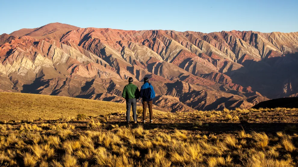 Cerro siete colores, en Purmamarca, Jujuy