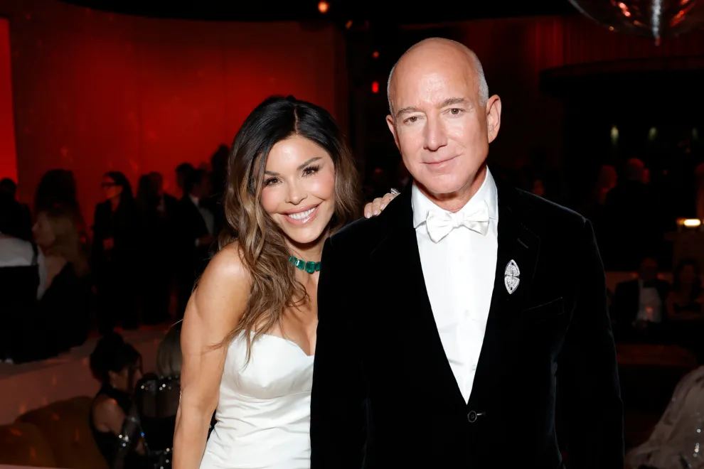 Foto de Jeff Bezos y Lauren Sánchez