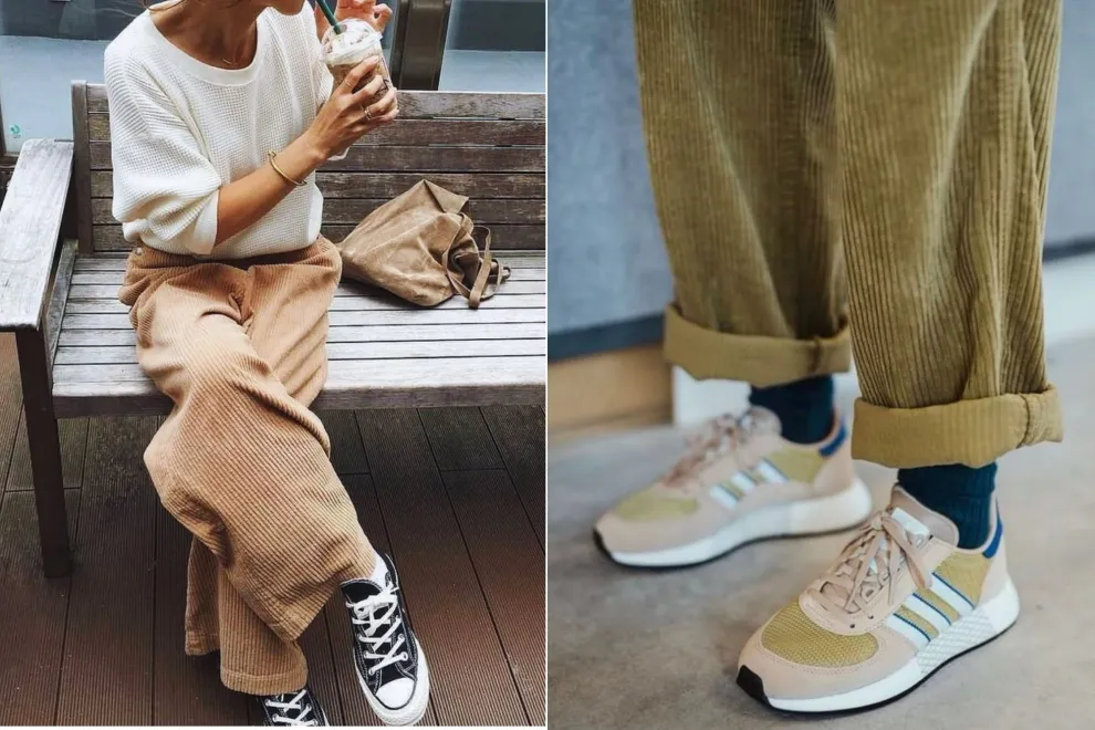 El pantalón de corderoy es tendencia esta temporada
