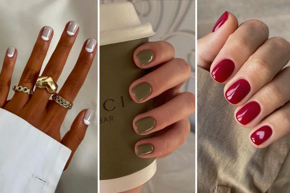 Uñas cortas, elegantes y delicadas para el invierno: los mejores diseños