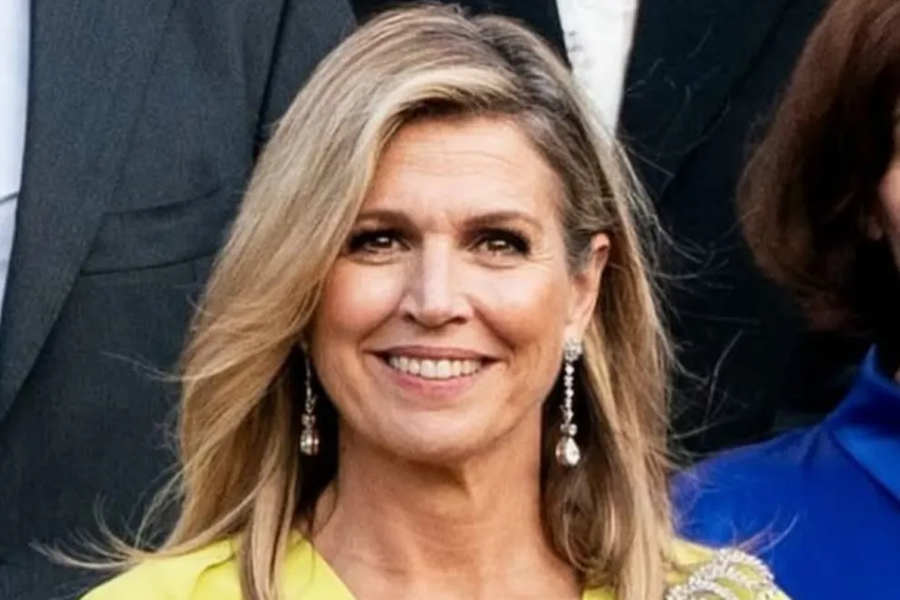 Máxima Zorreguieta con look verde lima en la cumbre de la OTAN