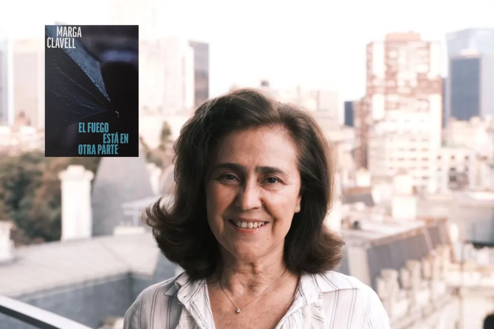 El fuego está en otra parte, la primera novela de Marga Clavell (Ediciones Corregidor)