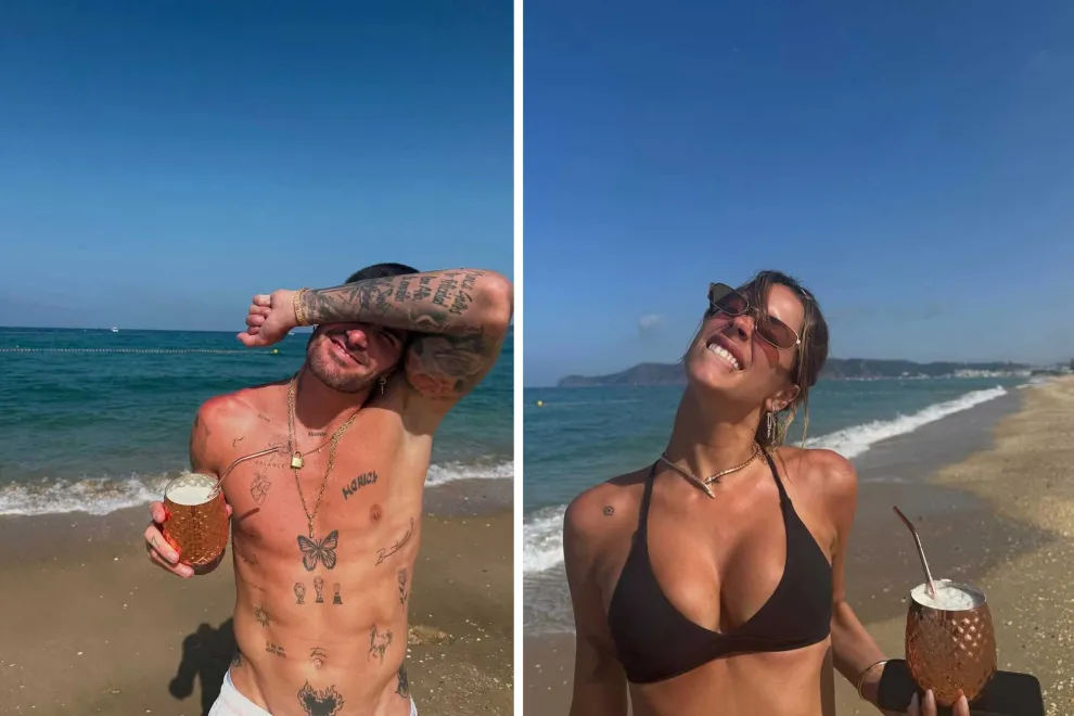 Rodrigo De Paul y Tini Stoessel de vacaciones juntos