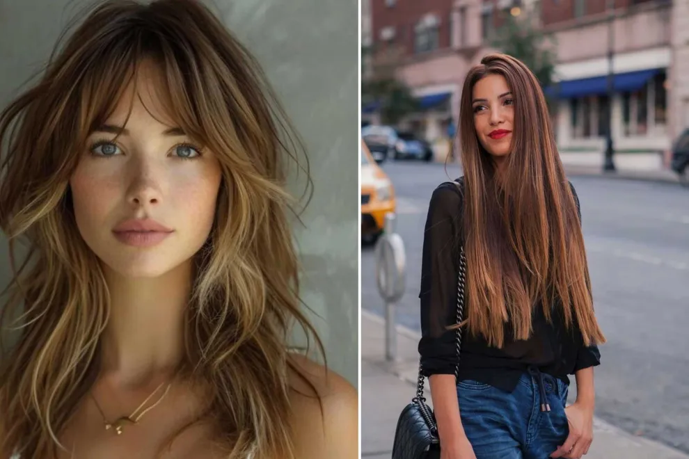 El pelo en capas y el pelo lacio y recto son las tendencias de este 2025