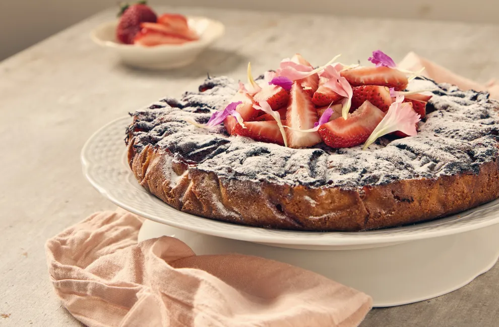 Tarta de frutillas de la chef polaca Marta Wajda: una receta heredada de su abuela
