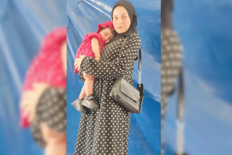 “Soy Rawan Andsela, tengo 22 años y vivo en un refugio en Gaza con mi hija”