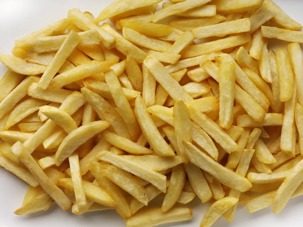 Papas fritas bien crocantes