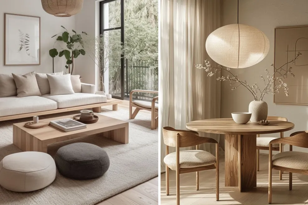 Adiós a los muebles tradicionales: cómo lograr el estilo japandi en tu living