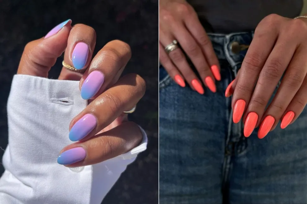 7 diseños de uñas neón y con esmalte fluorescente con inspiración en los ´90