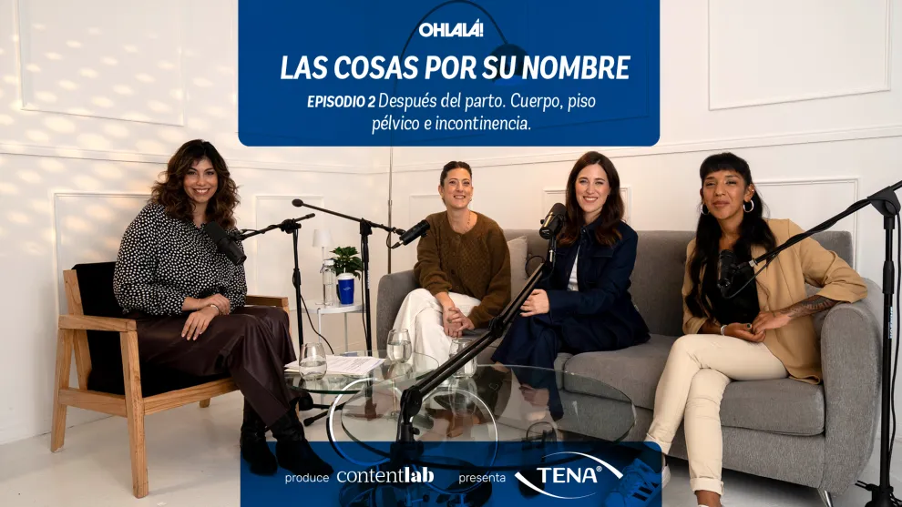Maia Glantz, Soledad Santarelli, Agus Vissani y Pato Mendieta compartieron experiencias y consejos para mujeres que están atravesando el posparto y experimentando la incontinencia.