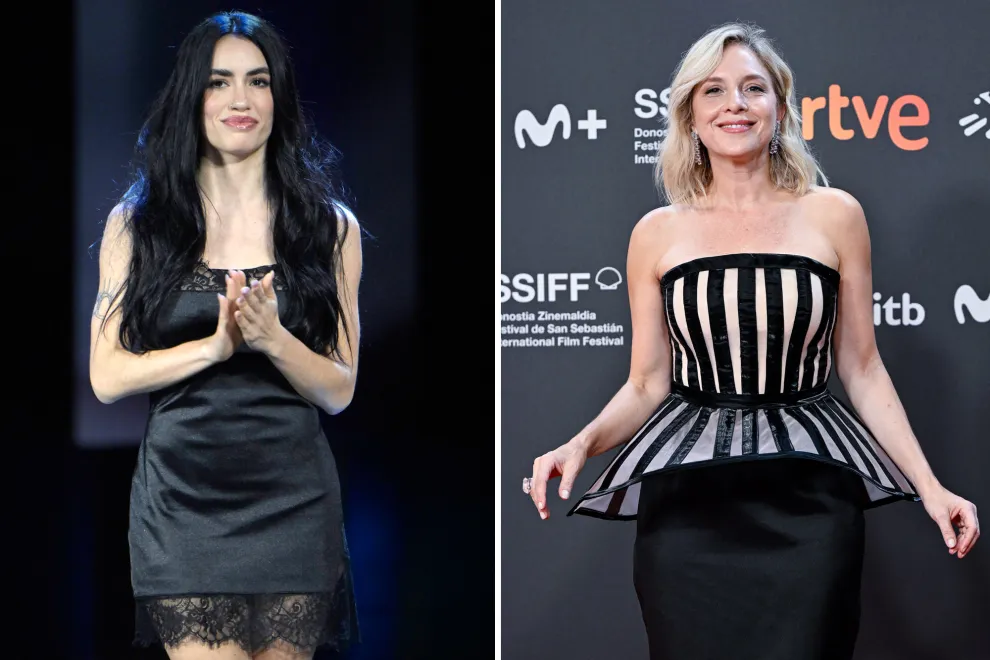 Lali Espósito y Carla Peterson en la red carpet de San Sebastián