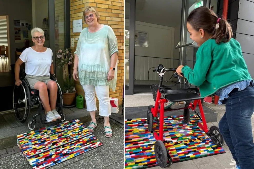 La abuela LEGO: la alemana que convierte bloques de juguete en rampas que cambian vidas