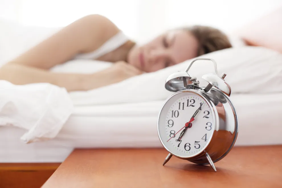 Mujer duerme