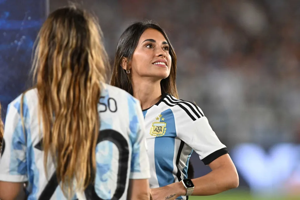 El músico estuvo en las tribunas de la cancha de River para presenciar el último partido del seleccionado local en la Argentina antes del Mundial 2026.