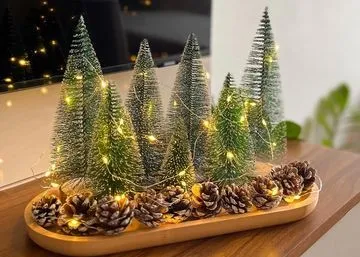 Mini árboles de Navidad: 6 ideas para decorar con encanto incluso en espacios pequeños