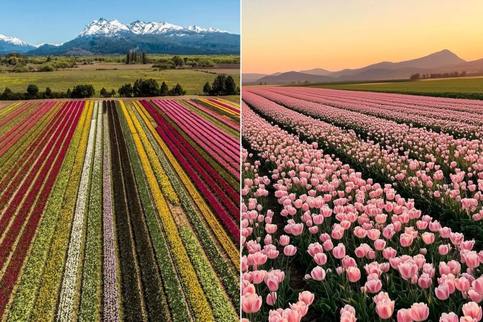 Campo de tulipanes de Trevelin: cómo llegar y disfrutar de esta belleza natural