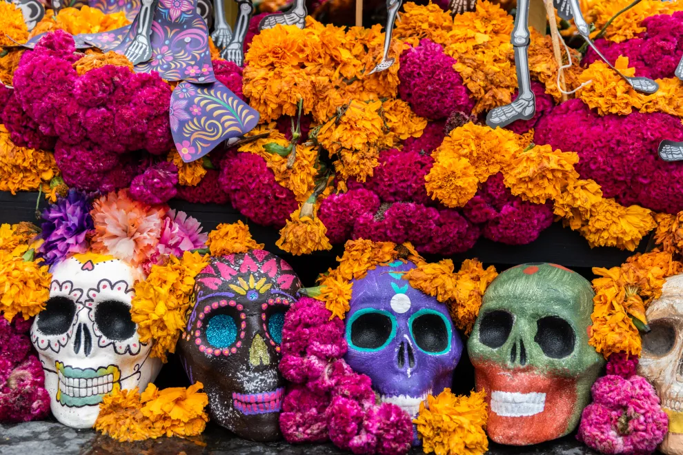 La ciudad se llena de color, música y flores para celebrar el Día de los Muertos, la tradicional festividad mexicana que honra a los que ya no están.