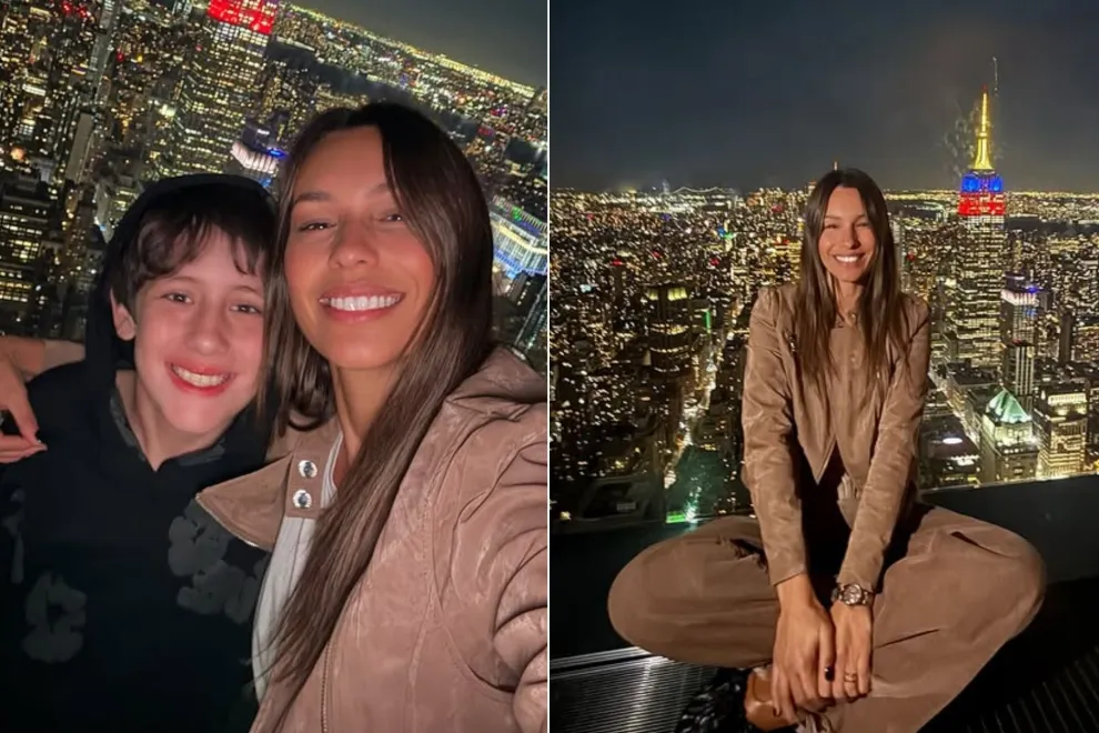 Pampita en Nueva York: el look vaquero que usó para una salida nocturna con sus hijos por la Gran Manzana
