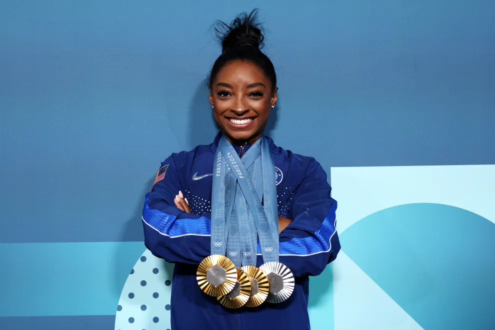 Simone Biles en los Juegos Olímpicos de París 2024