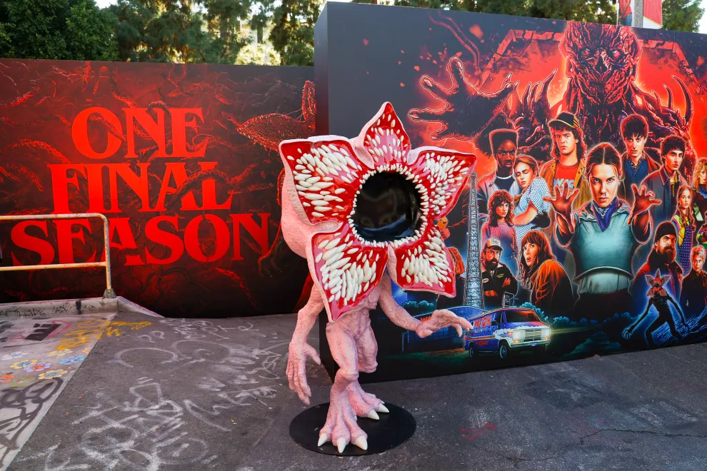 Foto de una activación de Stranger Things 5