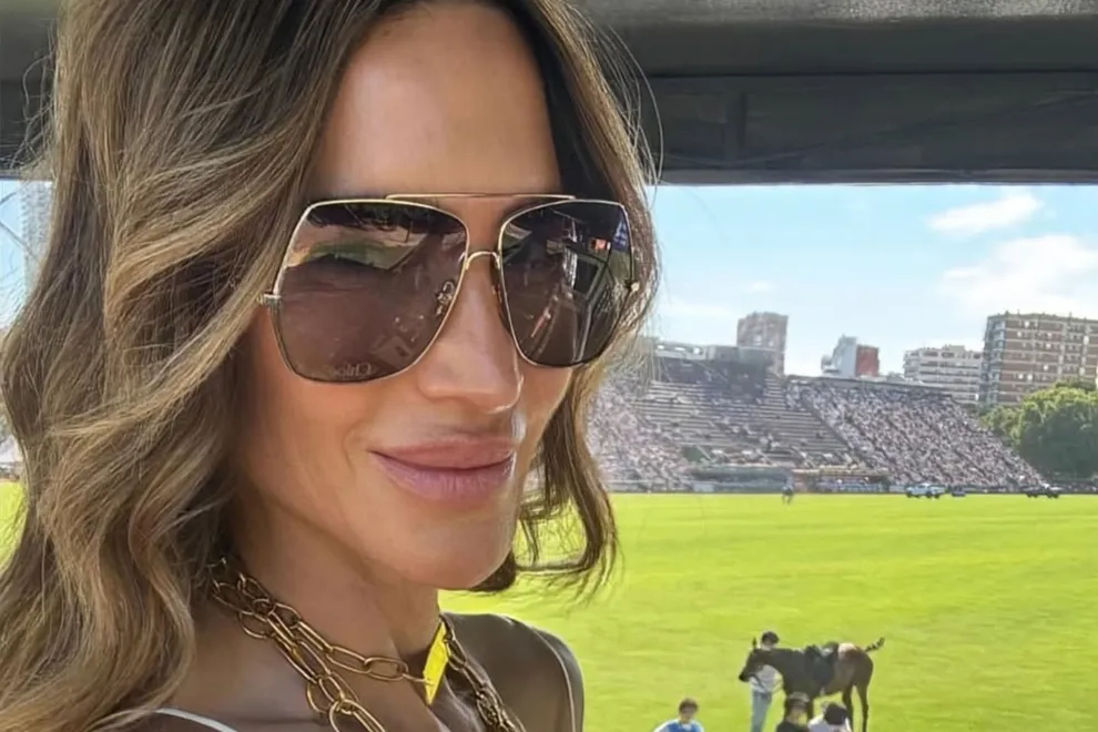 María Vázquez dijo presente en el Abierto Argentino de Polo con un look lencero