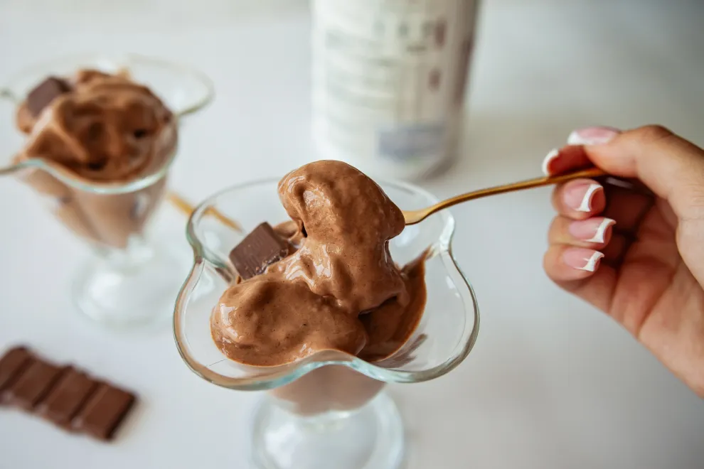 Helado cremoso de chocolate: una versión saludable, rica y fácil de hacer