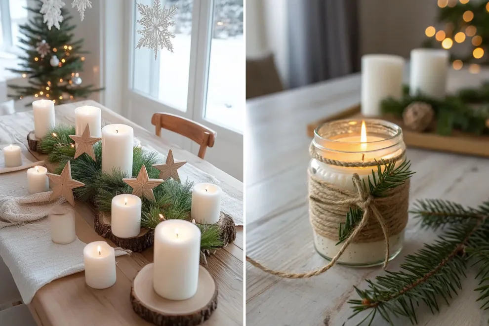 Foto de adornos navideños.