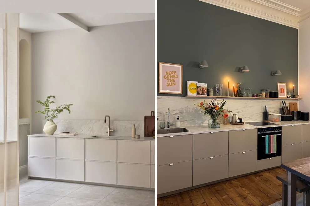 En 2026, la cocina alcanza un nuevo nivel de pureza estética: se impone un diseño minimalista total que prescinde de alacenas y estantes superiores para privilegiar la limpieza visual y la funcionalidad.