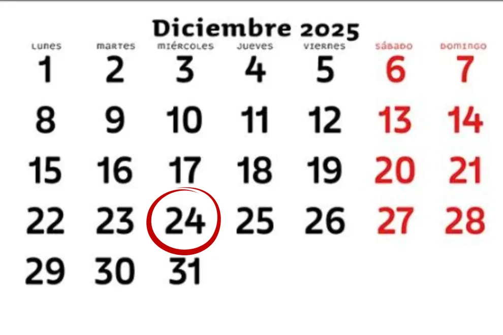 Navidad 2025: ¿es feriado el miércoles 24?