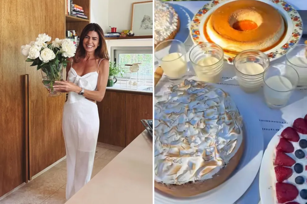 La mesa dulce de Juliana Awada ideal para inspirarte en Año Nuevo.