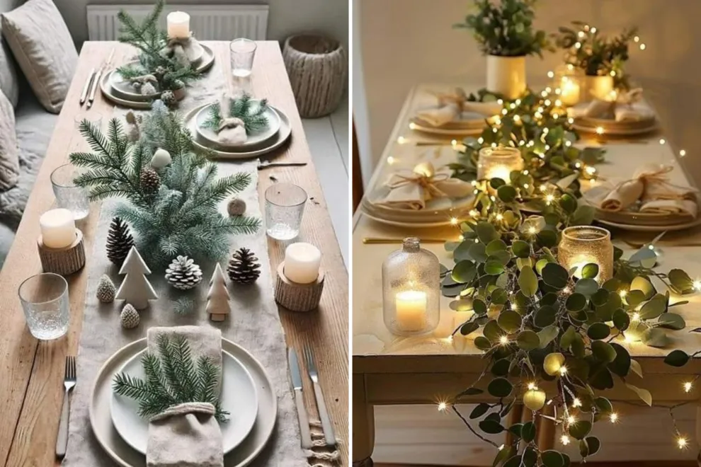 Las mejores mesas navideñas 2025: estilos que dominan los hogares de diciembre.